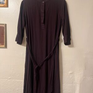 Uniqlo Maroon Long Sleeve Dress